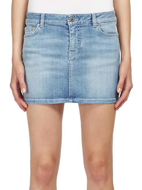 Givenchy - Star Print Denim Skirt