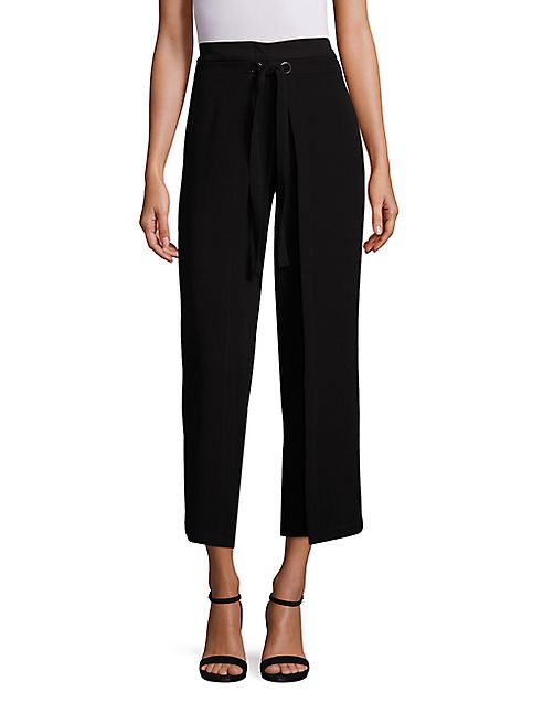 Yigal Azrouel - Crepe Wide-Leg Wrap Pants