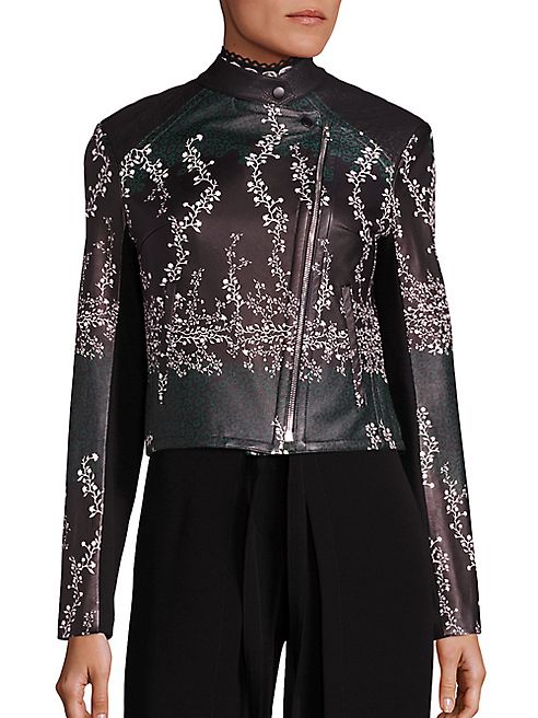 Yigal Azrouel - Trellis Printed Leather Jacket