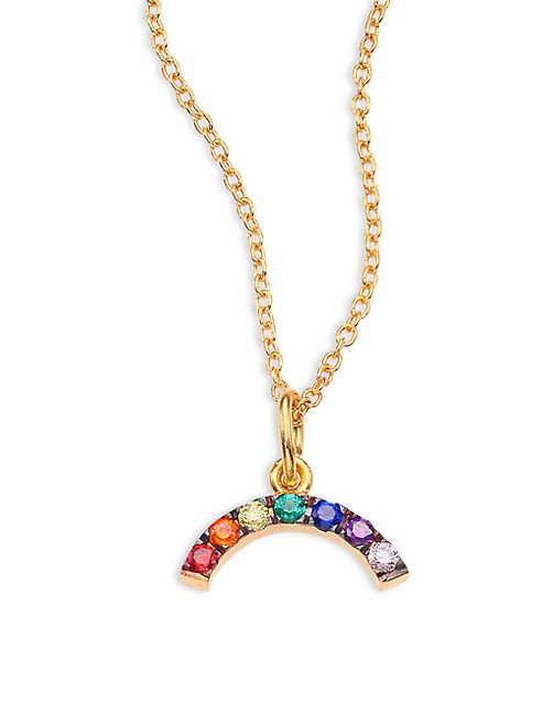 IAM by Ileana Makri - Mini Rainbow Crystal Pendant Necklace