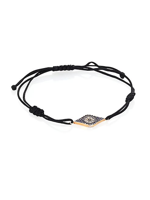 IAM by Ileana Makri - Kitten Eye Crystal Cord Bracelet