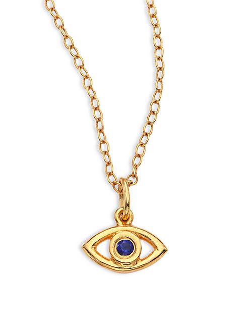 IAM by Ileana Makri - Mini Eye Crystal Pendant Necklace