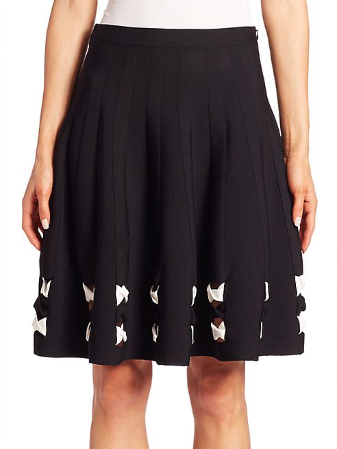 Alexander McQueen - Twist Hem Knit Skirt