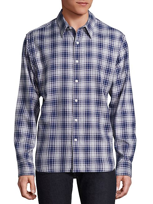 The Blue Shirt Shop - 73rd & Park Plaid Button-Down Shirt