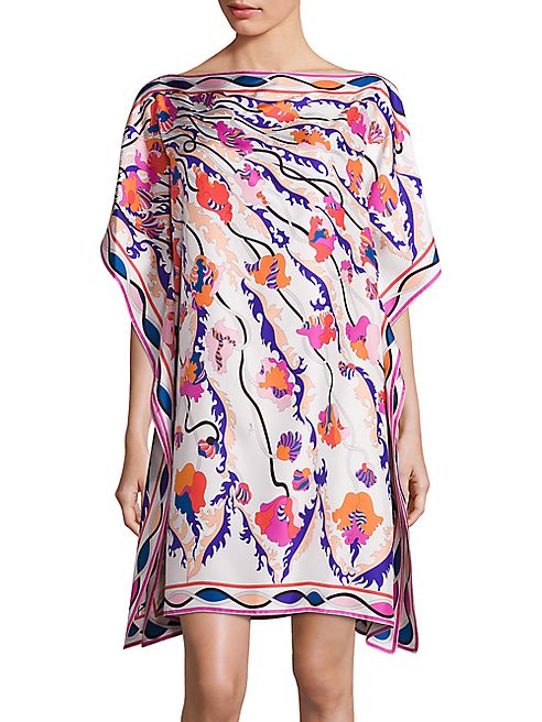 Emilio Pucci - Ranuncoli Print Silk Caftan