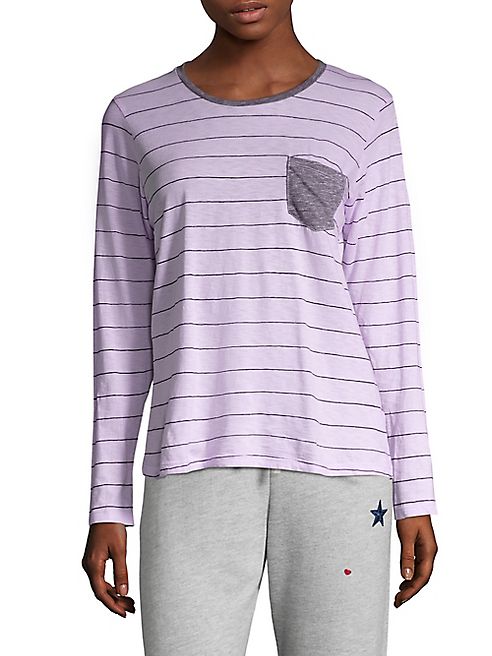 SUNDRY - Striped Long Sleeve Tee