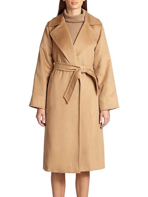 Max Mara - Manuela Camel Hair Wrap Coat