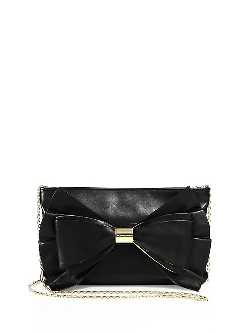 Judith Leiber - Sutton Leather Bow Clutch