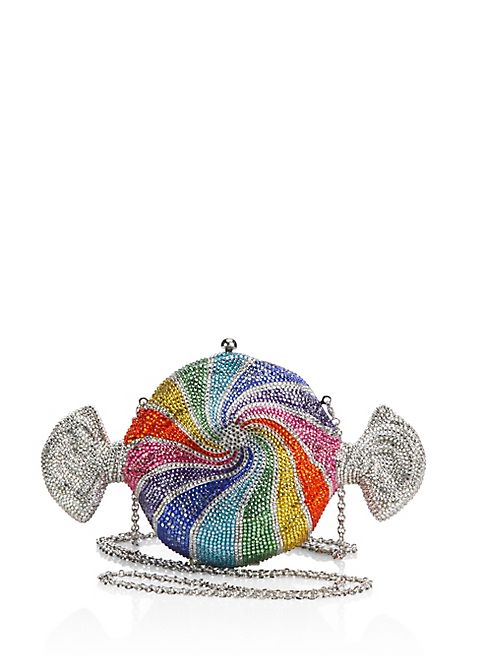 Judith Leiber - Rainbow Crystal Candy Minaudiere