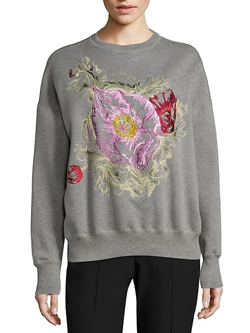 Alexander McQueen - Threaded Cotton Sweatshirt