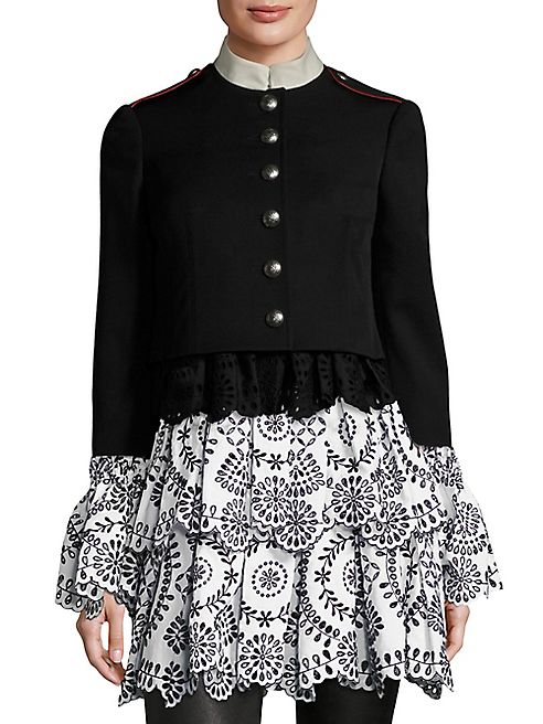 Alexander McQueen - Wool Cropped Jacket