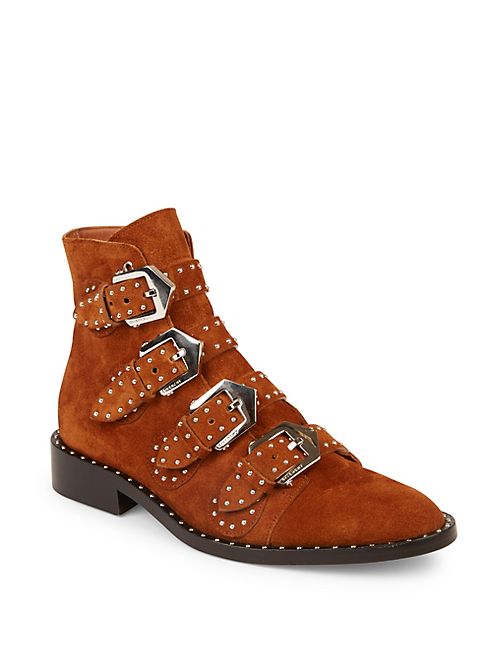 Givenchy - Elegant Studded Suede Booties