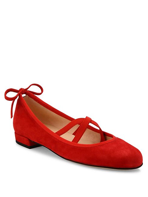 Stuart Weitzman - Bolshoi Suede Ballet Flats