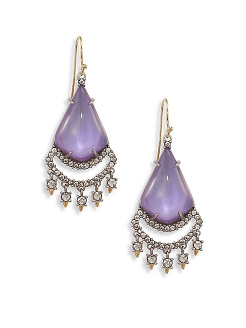 Alexis Bittar - Crystal Lace Lucite Chandelier Earrings