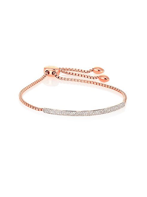 Monica Vinader - Stellar Mini Diamond Bar Slider Bracelet