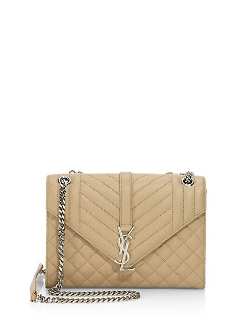 Saint Laurent - Medium Monogram Tri-Quilted Leather Shoulder Bag