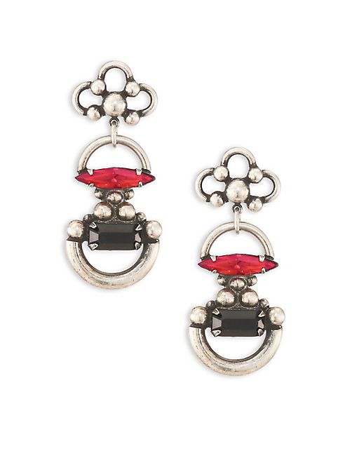 DANNIJO - Bombay Crystal Drop Earrings