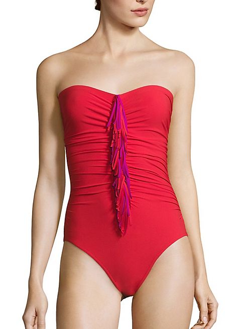 Karla Colletto Swim - Fresco Duo Bandeau One-Piece Swimsuit