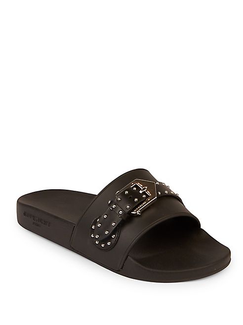 Givenchy - Studded Leather Slides