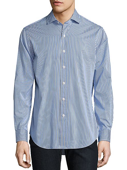 Polo Ralph Lauren - Striped Poplin Estate Button-Down Shirt