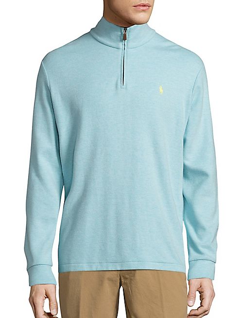 Polo Ralph Lauren - Cotton-Blend Half-Zip Pullover