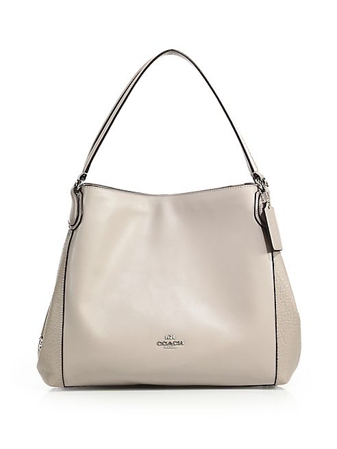 COACH - Edie 31 Leather Hobo Bag