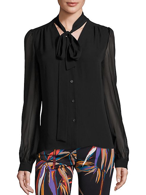 Emilio Pucci - Silk Button Front Blouse