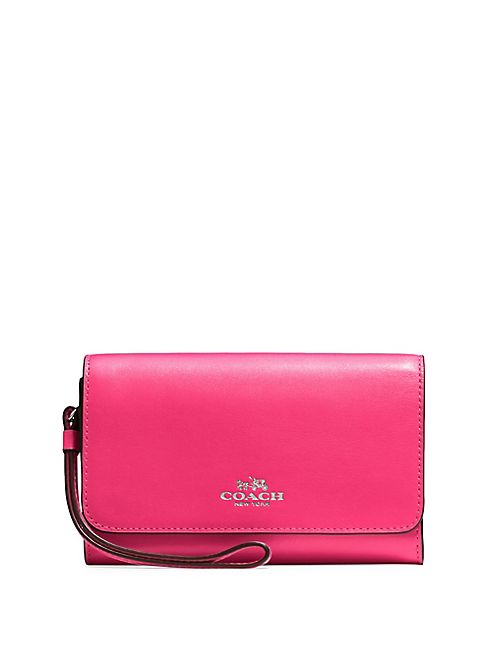 COACH - Leather Phone Wristlet