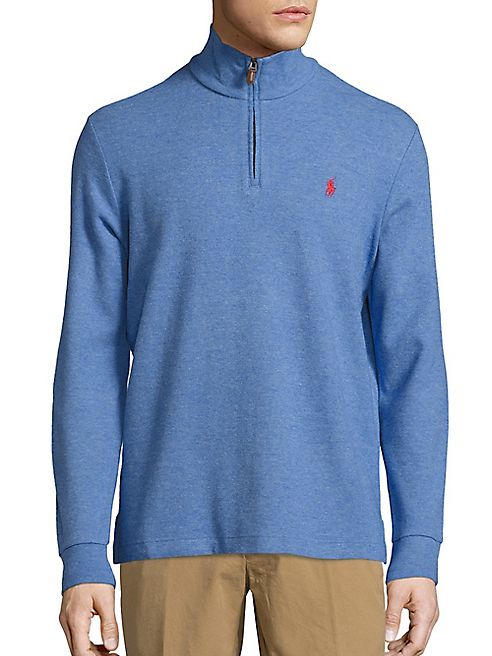 Polo Ralph Lauren - Cotton-Blend Half-Zip Pullover