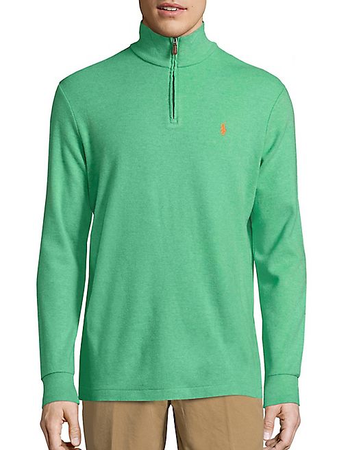 Polo Ralph Lauren - Cotton-Blend Half-Zip Pullover