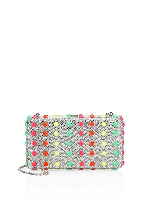 Judith Leiber - Crystal Dot Candy Airstream Clutch