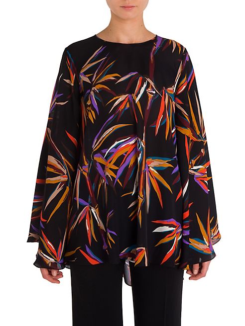 Emilio Pucci - Silk Cape Blouse