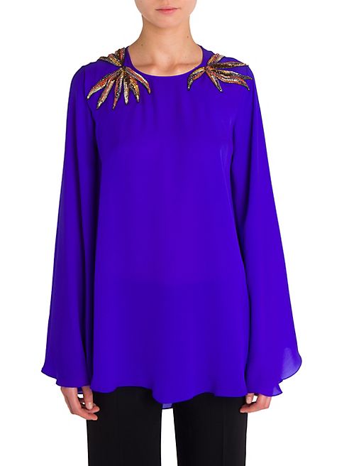 Emilio Pucci - Silk Cape Blouse