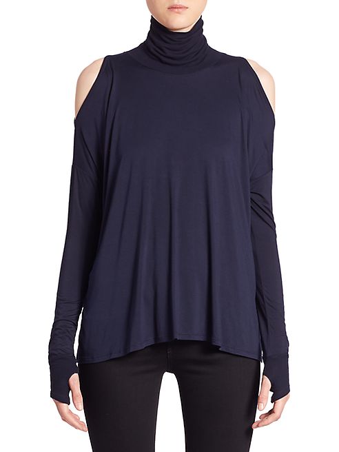 Feel The Piece - Darian Cold Shoulder Turtleneck