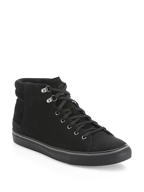 UGG - Hoyt Leather & Suede Sneakers