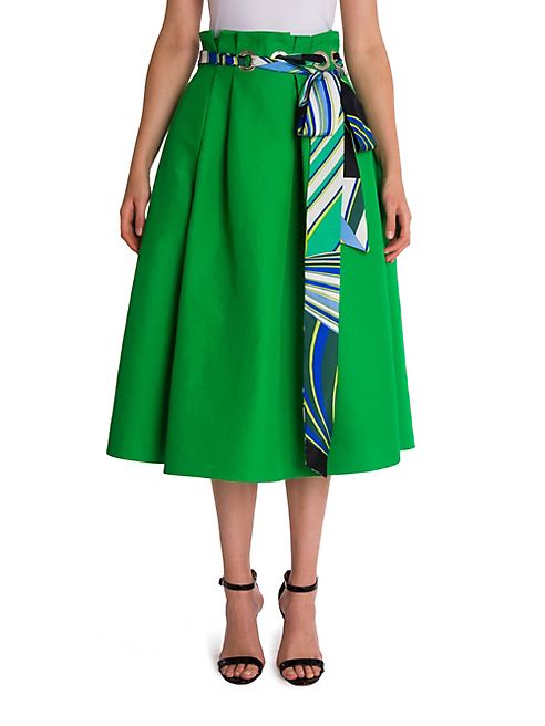 Emilio Pucci - Grommet Scarf Skirt