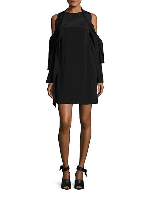 3.1 Phillip Lim - Silk Cold Shoulder Dress