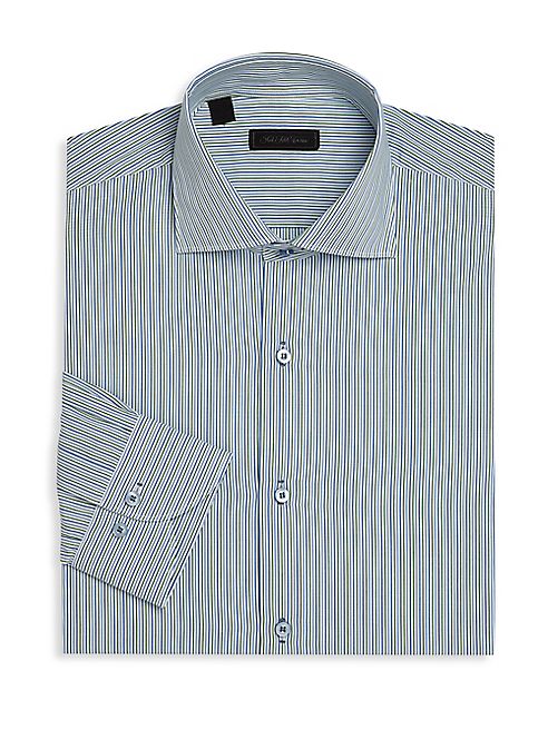 Saks Fifth Avenue Collection - Multi-Striped Dress Shirt