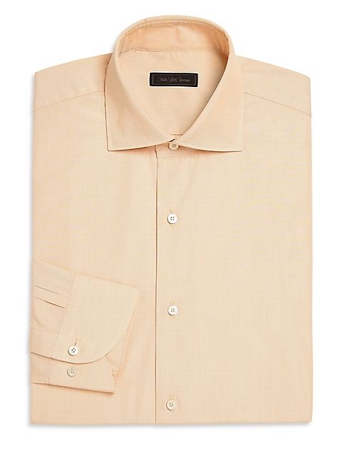 Saks Fifth Avenue Collection - Mini Check Dress Shirt