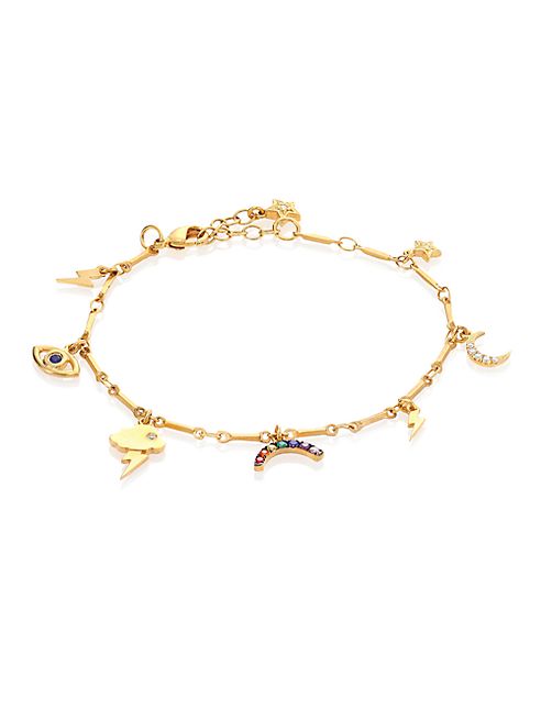 IAM by Ileana Makri - All Weather Crystal Charm Bracelet