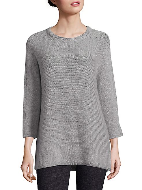 Eileen Fisher - Mohair-Blend Knit Sweater