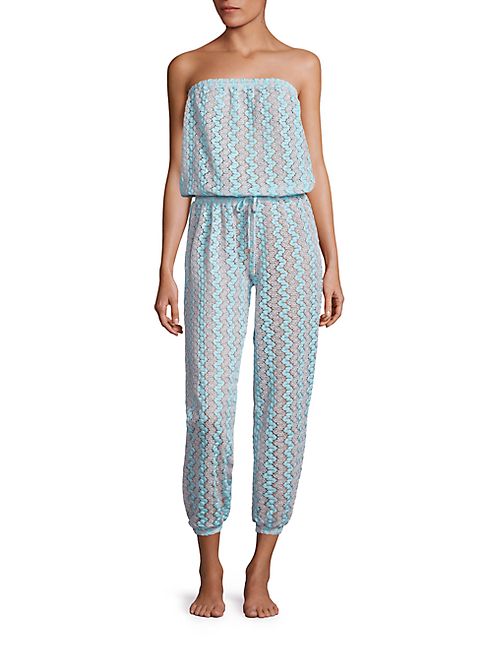 Melissa Odabash - Strapless Lace Jumpsuit