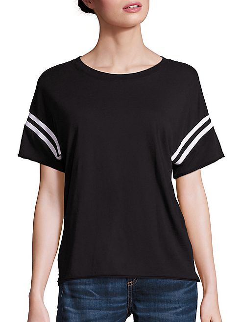 rag & bone/JEAN - Striped Sleeve Top