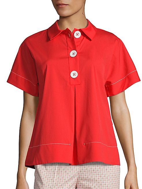 Piazza Sempione - Cotton Poplin Top