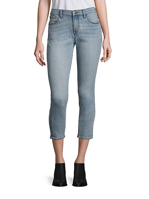 J BRAND - 835 Mid-Rise Cropped Skinny Jeans