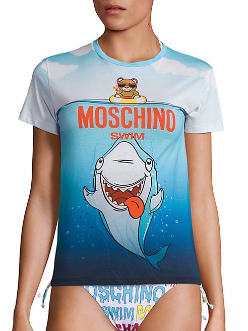 Moschino - Shark Printed T-Shirt