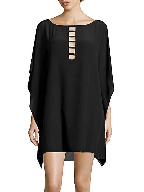 Lazul - Solange Cutout Silk Caftan