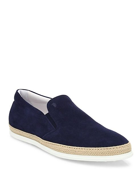 Tod's - Suede Espadrille Sneakers