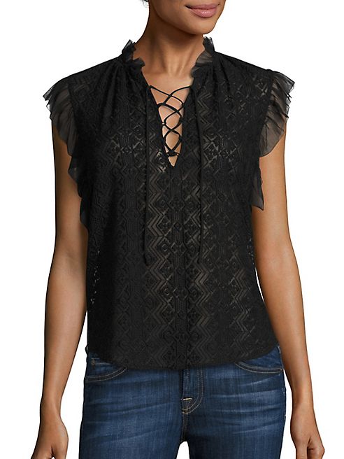 Rebecca Taylor - Florence Silk Embroidered Top