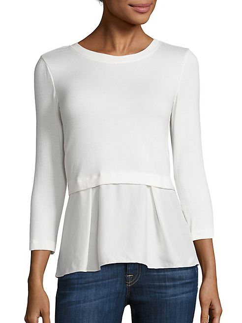 Rebecca Taylor - Terry Peplum Top